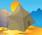 Çöl Khayma bedouins çadır